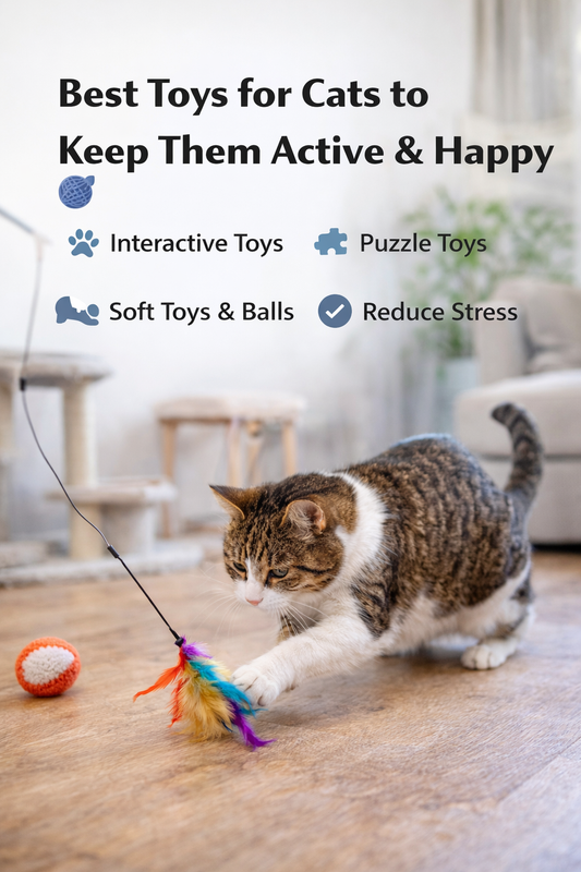 Best Toys for Cats to Keep Them Active & Happy 🧶
