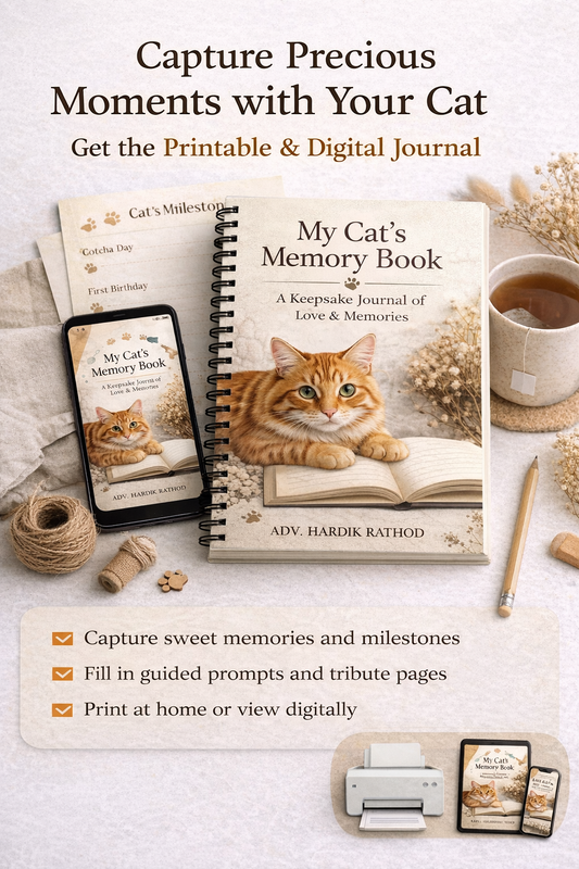 My Cat’s Memory Book: A Keepsake Journal of Love, Whiskers & Meows
