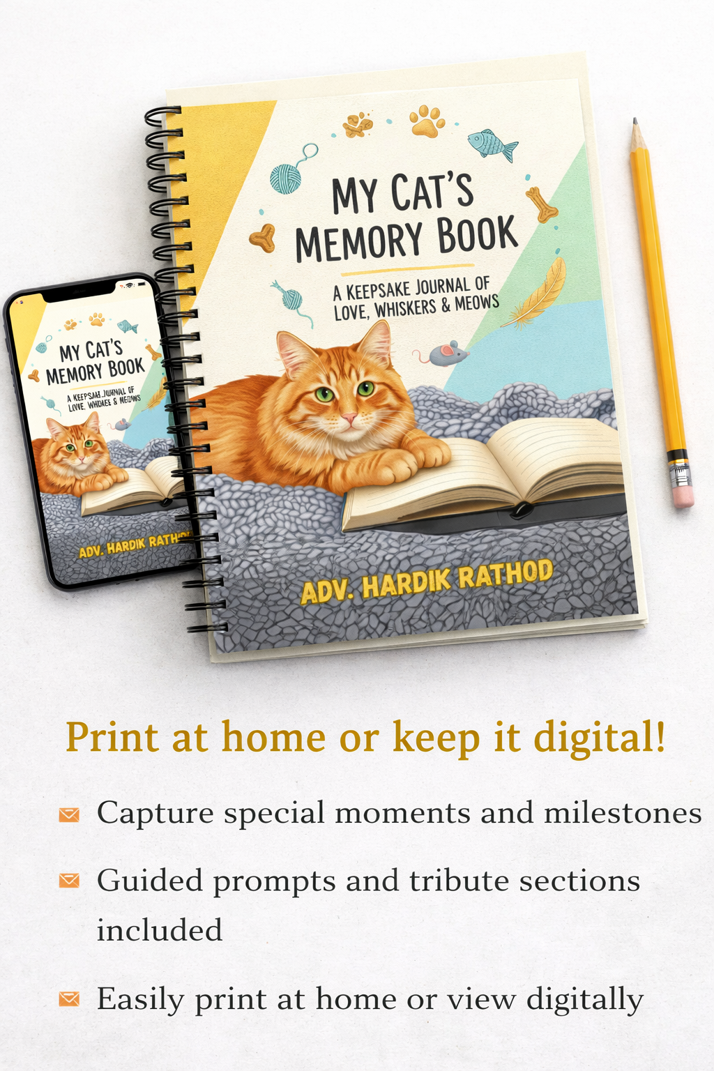 My Cat’s Memory Book: A Keepsake Journal of Love, Whiskers & Meows