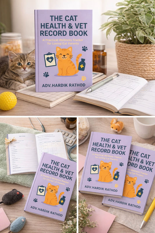 The Cat Health & Vet Record Book: Track Your Cat’s Vet Visits, Vaccinations, Medications, Weight & Medical History