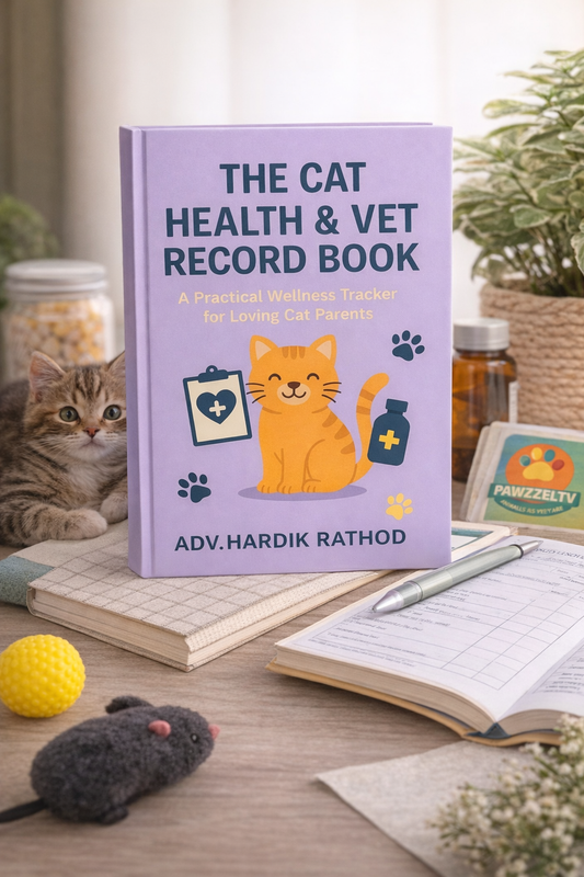 The Cat Health & Vet Record Book: Track Your Cat’s Vet Visits, Vaccinations, Medications, Weight & Medical History