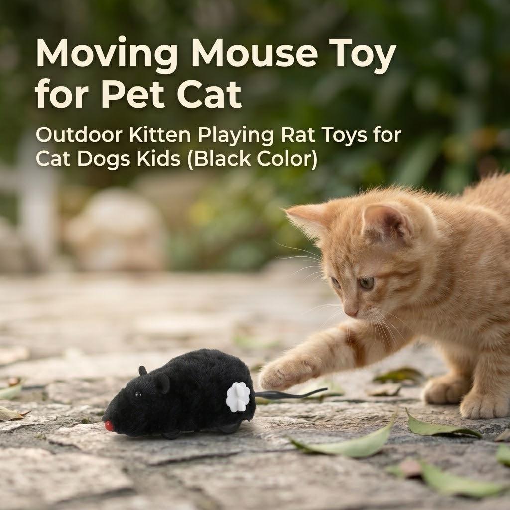 PawzzelTV Running Mouse™ – Interactive Moving Toy for Cats