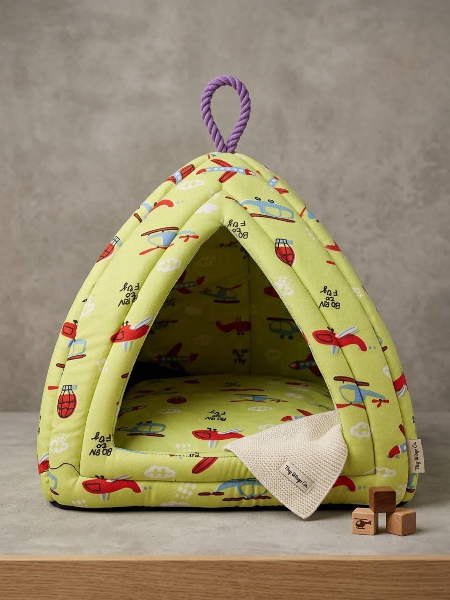 PawzzelTV™ Cozy Hut – Premium Soft Pet House for Cats & Small Dogs