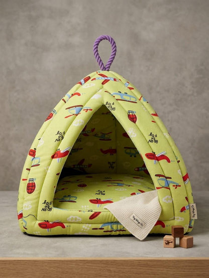 PawzzelTV™ Cozy Hut – Premium Soft Pet House for Cats & Small Dogs