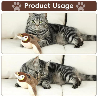 3 Mode Flapping Wings Bird Cat Toy
